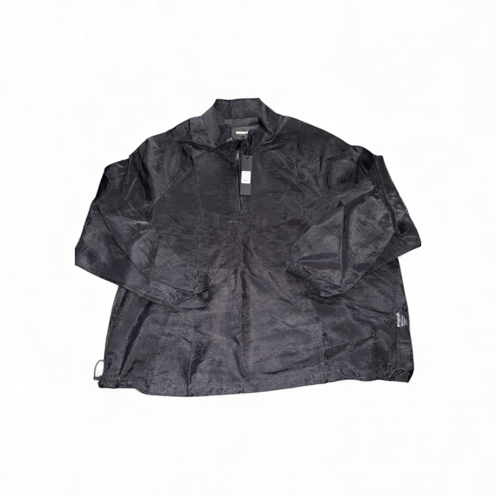 Men's Black FashionNova Windbreaker Jacket